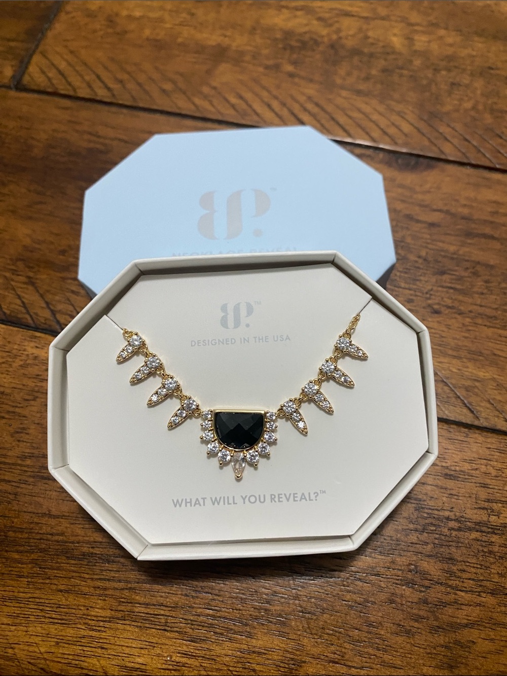 Bomb Party OG Originals Necklace - Black Onyx & Gold Plating